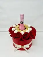 Box Roja Cava, Rosas y Ferrero