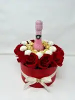 Box Roja Cava, Rosas y Ferrero