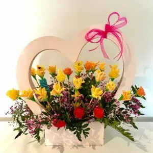 Corazón Rosa Graduación