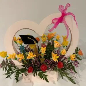 Corazón Rosa Graduación