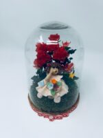Cúpula de Cristal con Rosas de Chuche