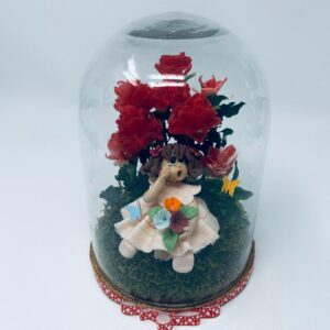 Cúpula de Cristal con Rosas de Chuche
