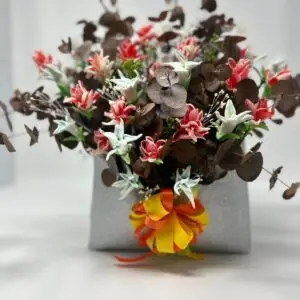 Sobre Plata de Eucalipto y Flores de Chuche