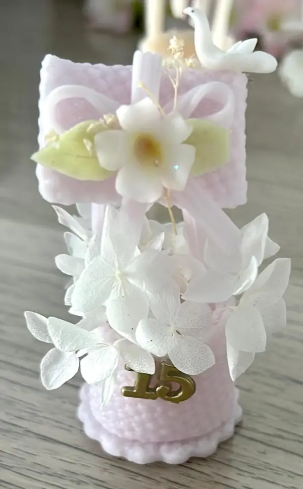 Velas de recuerdo para 15 anos