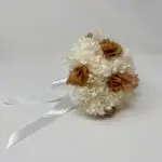 Ramo de Novia Blanco y Café