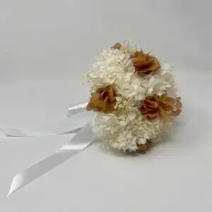 Ramo de Novia Blanco y Café